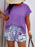 Conjunto Feminino Casual em Tecido Texturizado