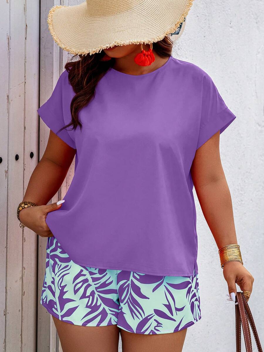Conjunto Feminino Casual em Tecido Texturizado