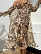 Conjunto Praia Geometric Chic 3 Peças