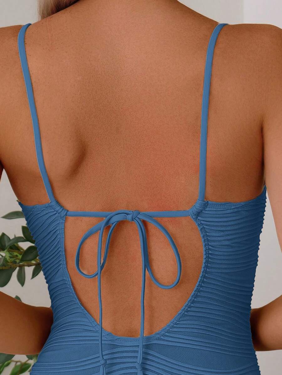 Maiô Estruturado com Bojo e Textura Plissada