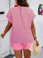 Conjunto Feminino Casual em Tecido Texturizado