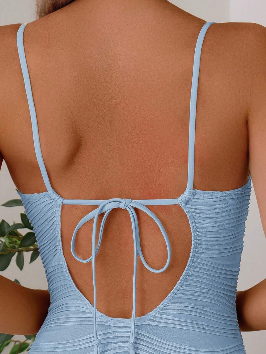 Maiô Estruturado com Bojo e Textura Plissada