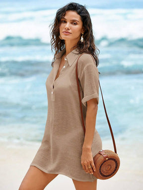 Saída de Praia Camisa em Linho