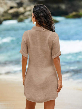 Saída de Praia Camisa em Linho