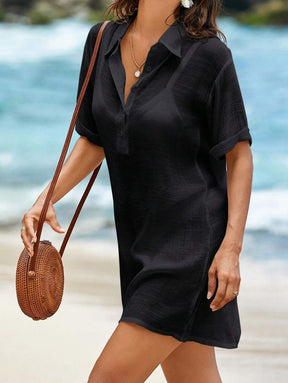 Saída de Praia Camisa em Linho