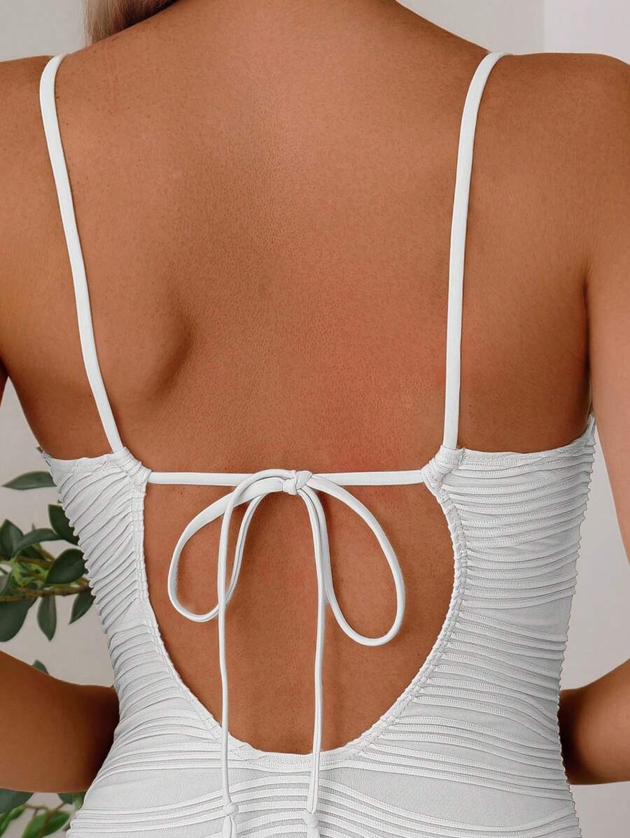 Maiô Estruturado com Bojo e Textura Plissada