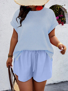 Conjunto Feminino Casual em Tecido Texturizado