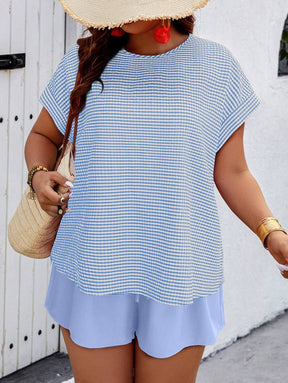 Conjunto Feminino Casual em Tecido Texturizado