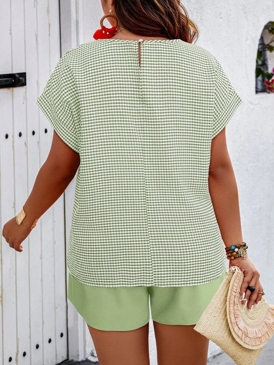 Conjunto Feminino Casual em Tecido Texturizado