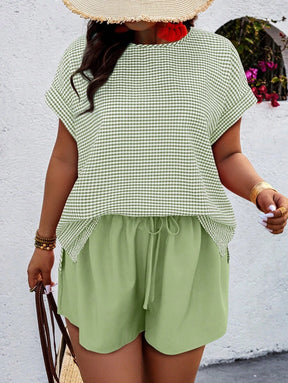 Conjunto Feminino Casual em Tecido Texturizado