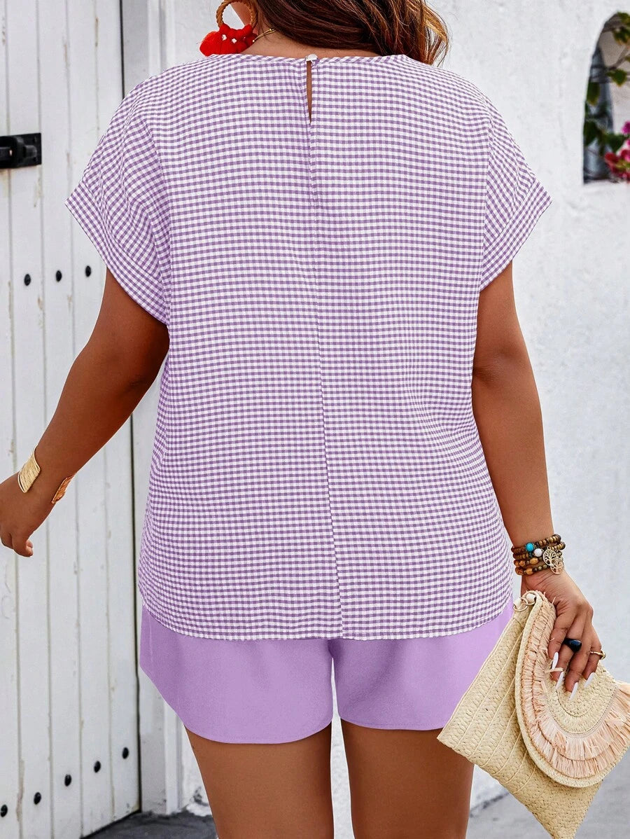 Conjunto Feminino Casual em Tecido Texturizado