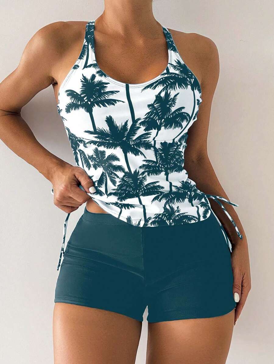 Tankini Black Palms