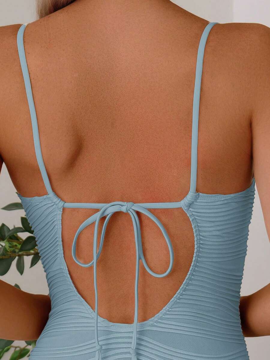 Maiô Estruturado com Bojo e Textura Plissada