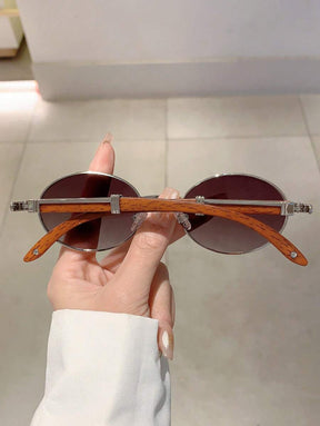 Óculos de Sol Oval Retrô