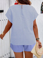 Conjunto Feminino Casual em Tecido Texturizado