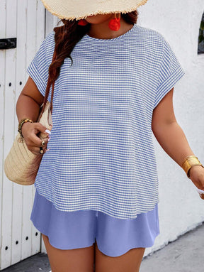 Conjunto Feminino Casual em Tecido Texturizado