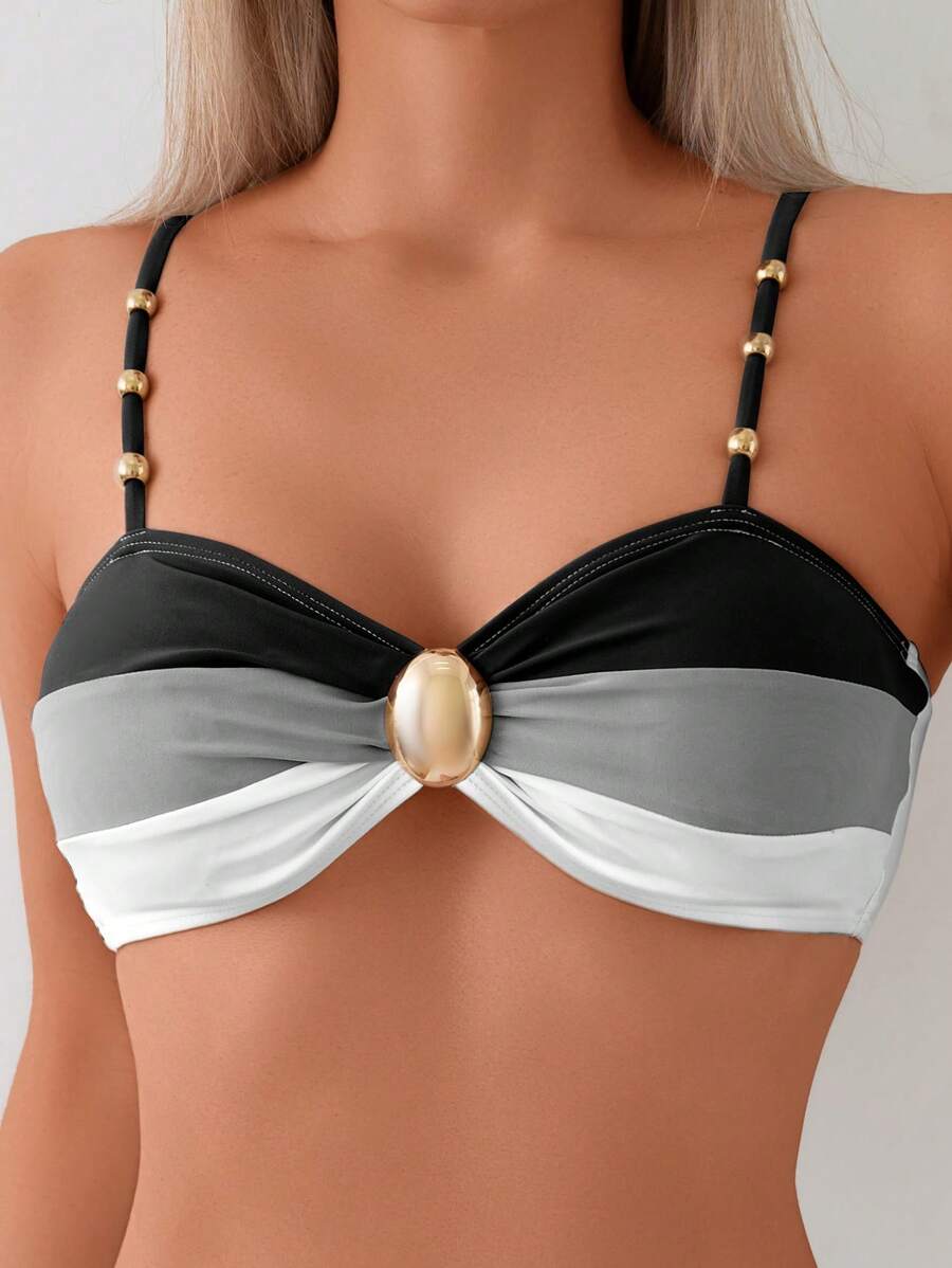 Biquíni Luxo Pérola Dourada