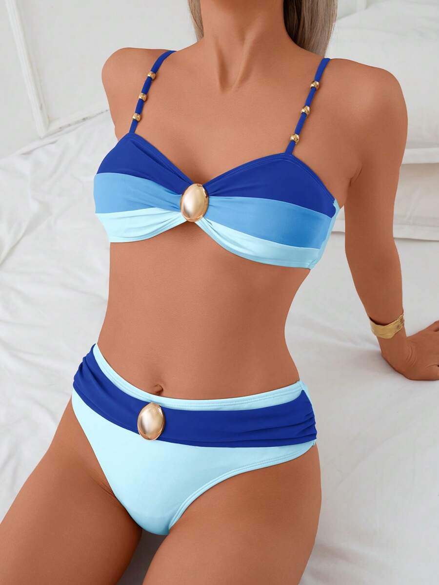 Biquíni Luxo Pérola Dourada