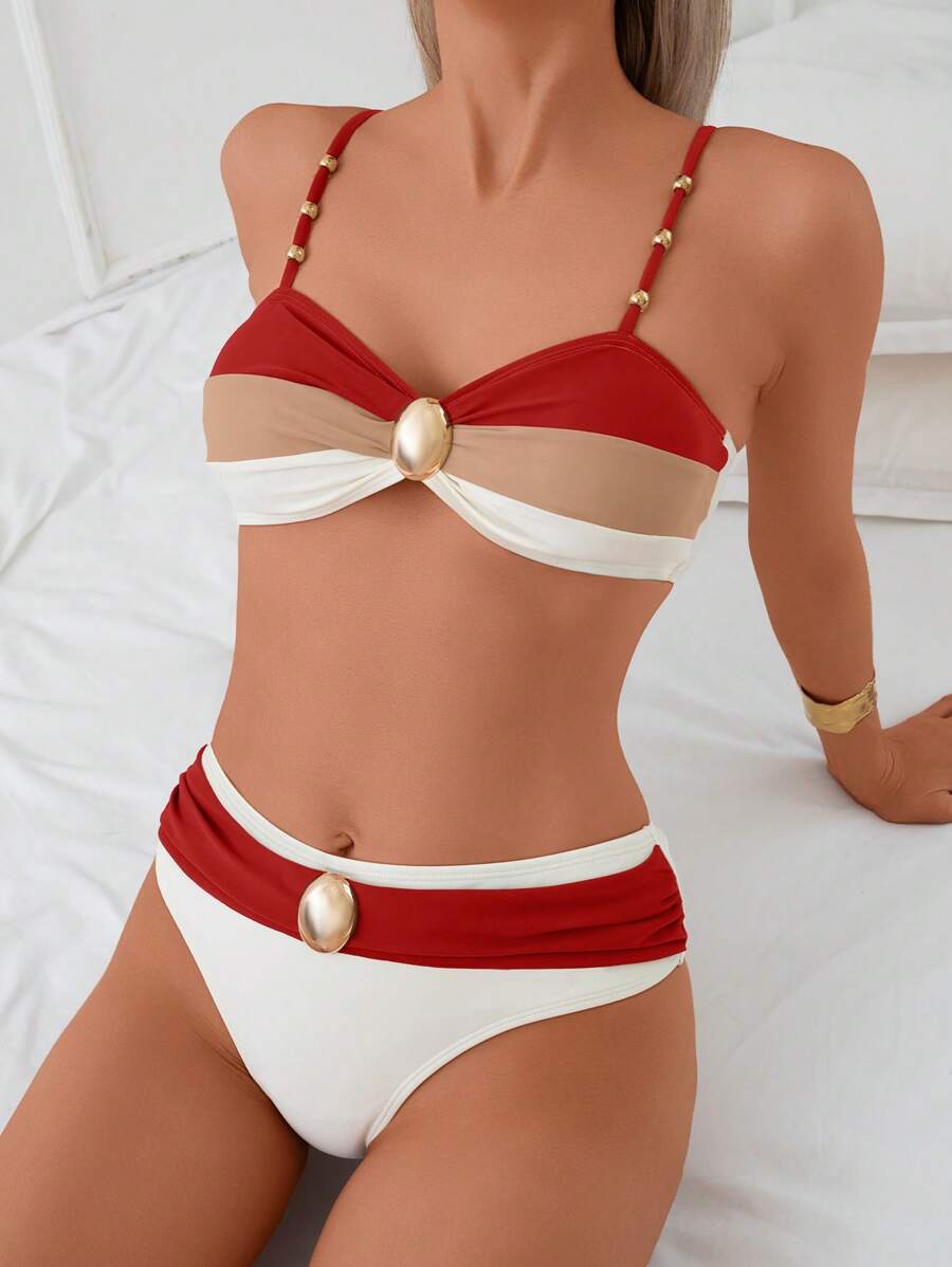 Biquíni Luxo Pérola Dourada