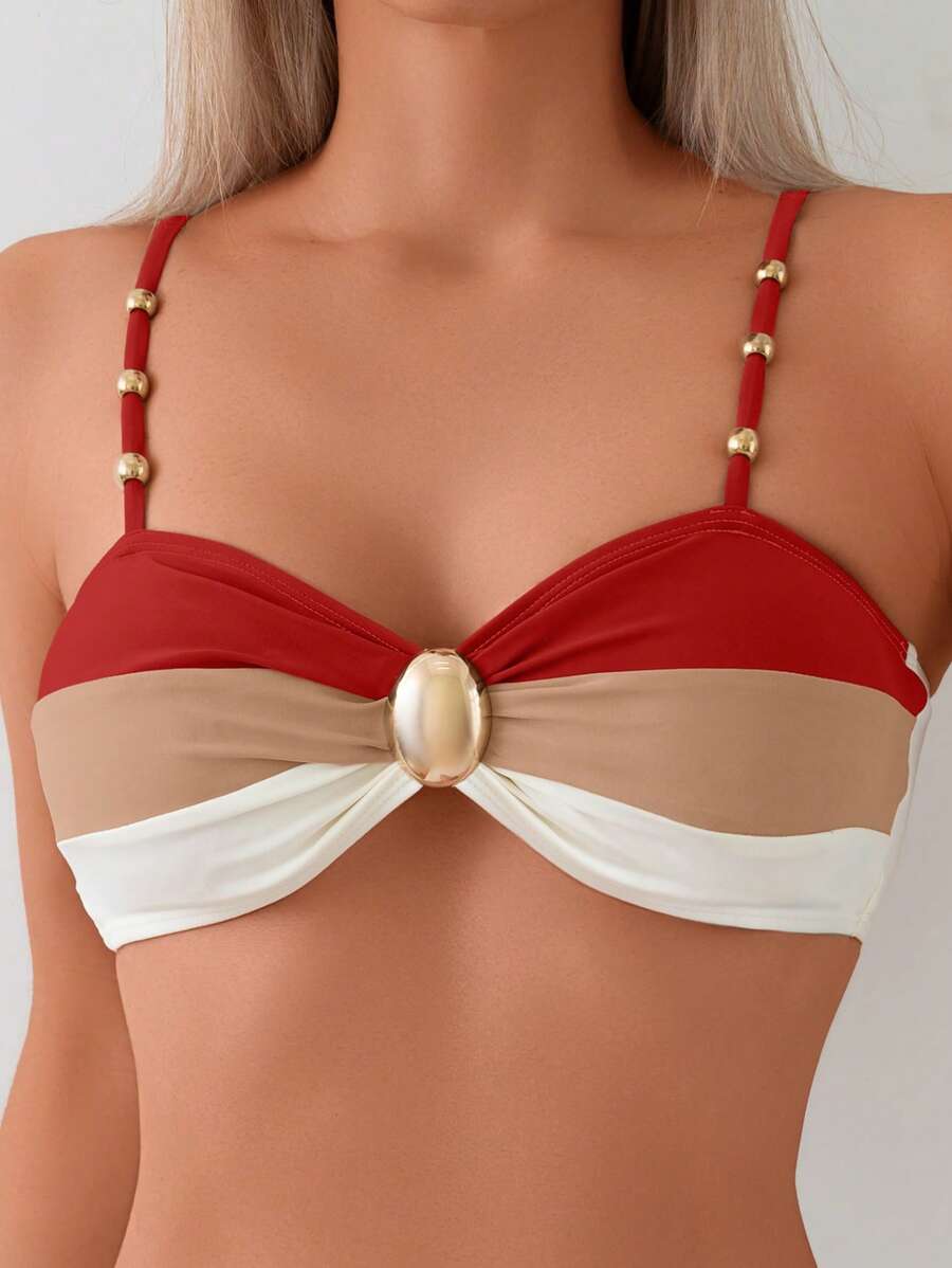 Biquíni Luxo Pérola Dourada