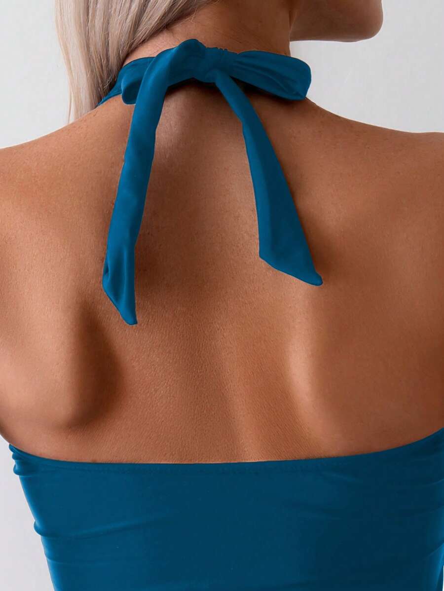 Biquíni Tankini Nó Frontal