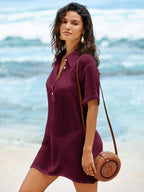 Saída de Praia Camisa em Linho
