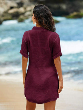 Saída de Praia Camisa em Linho