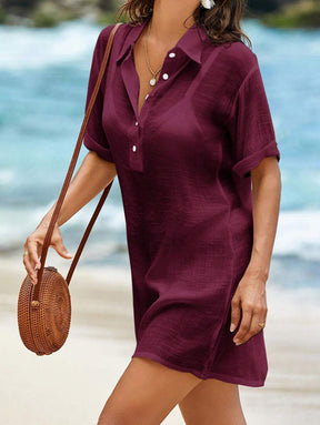 Saída de Praia Camisa em Linho