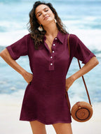Saída de Praia Camisa em Linho