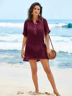 Saída de Praia Camisa em Linho