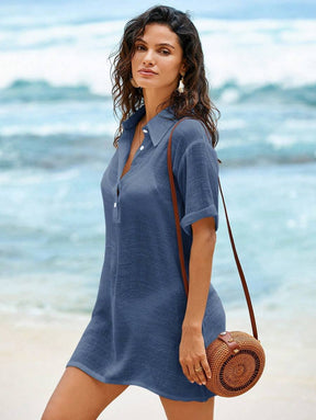 Saída de Praia Camisa em Linho
