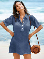 Saída de Praia Camisa em Linho