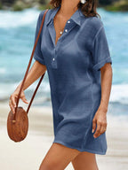 Saída de Praia Camisa em Linho