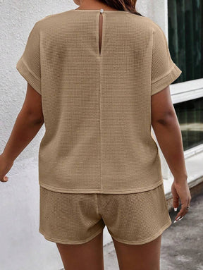 Conjunto Feminino Casual em Tecido Texturizado
