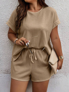 Conjunto Feminino Casual em Tecido Texturizado