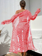 Conjunto Praia Geometric Chic 3 Peças