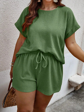 Conjunto Feminino Casual em Tecido Texturizado