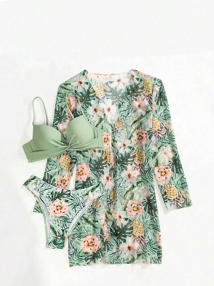 Conjunto Tropical Paradise 3 Peças