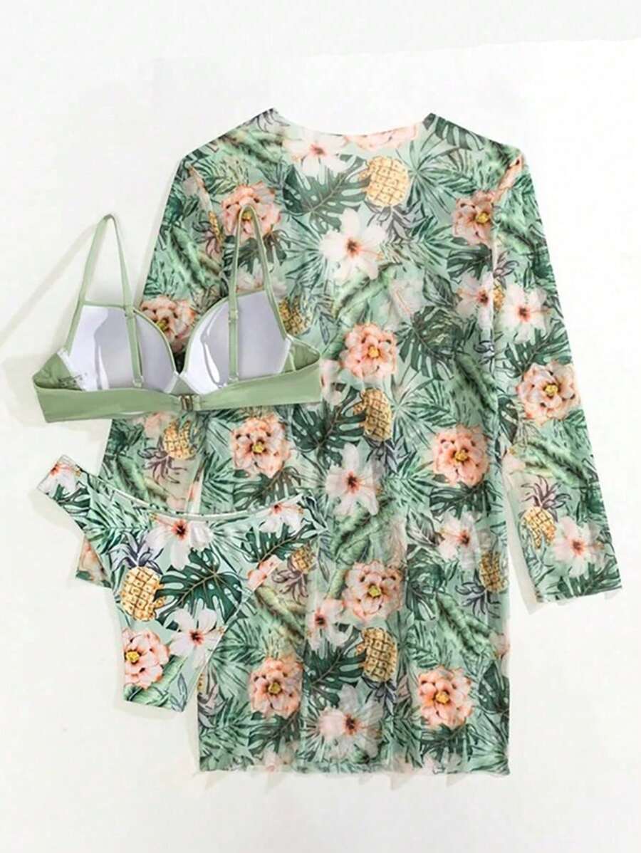 Conjunto Tropical Paradise 3 Peças