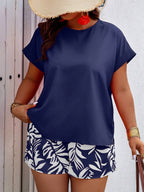 Conjunto Feminino Casual em Tecido Texturizado