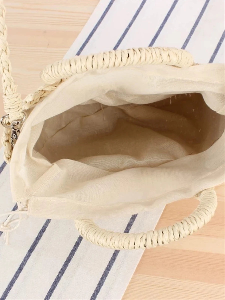 Bolsa de Mão e Transversal em Palha