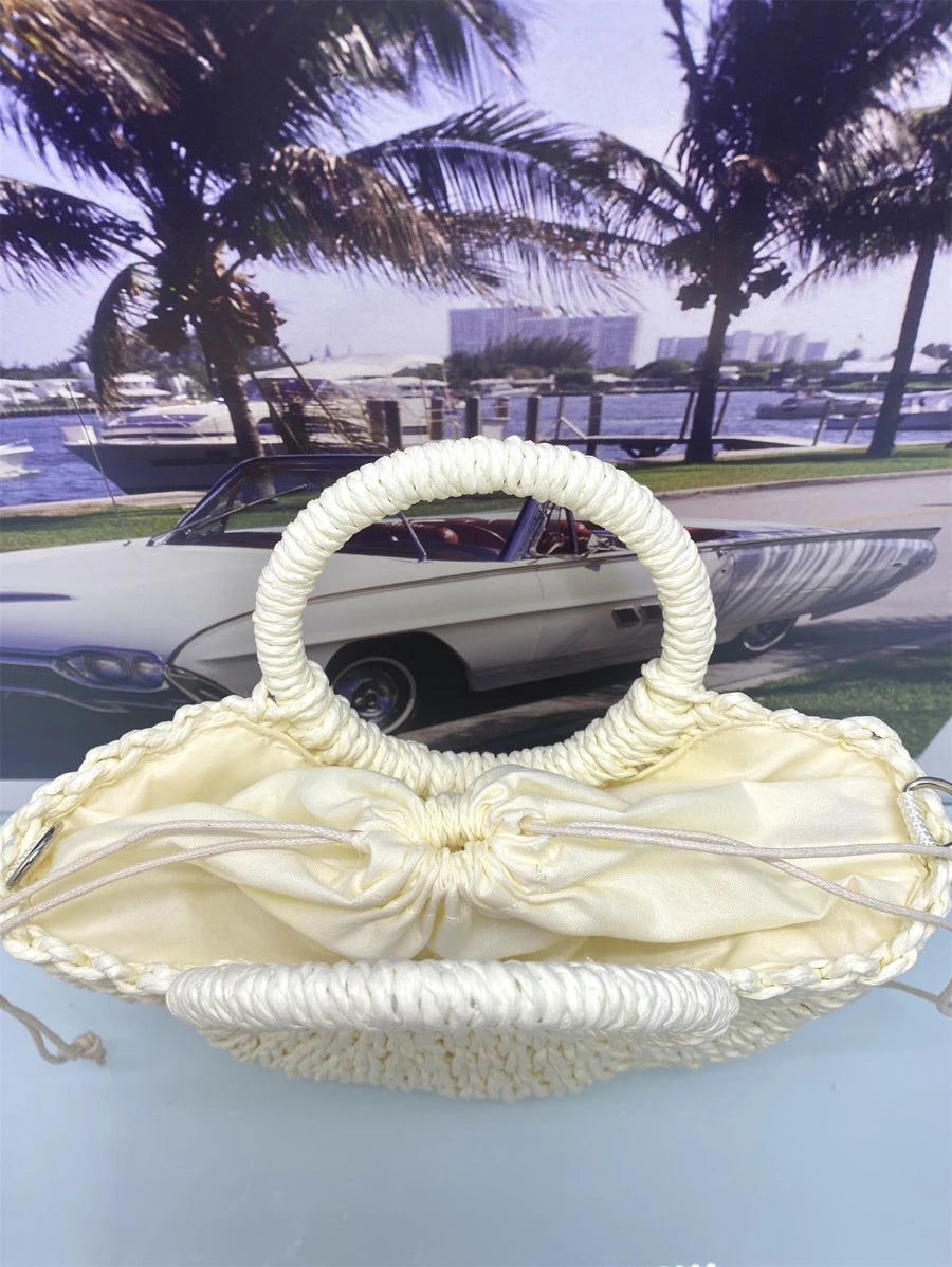 Bolsa de Mão e Transversal em Palha